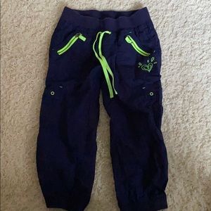 Justice cargo athletic capris